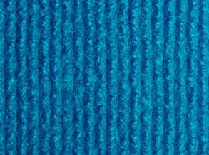 BN 3526 Messeteppich Nadelfilz/ Rips azurblau