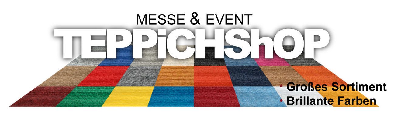 Messeteppich Rips in verschiedenen Farben für eine stilvolle Messe- und Eventgestaltung