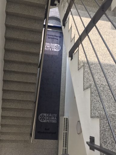 Bedruckte Schmutzfangmatte für Handwerksbetrieb Klima, speziell für Vertiefung
